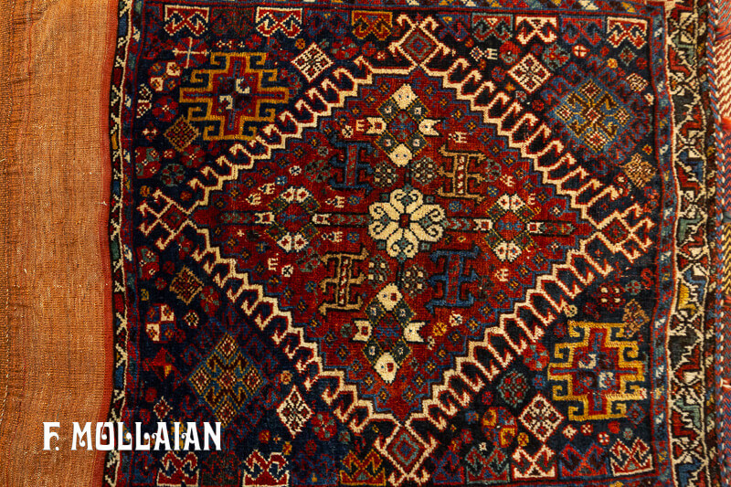 Antique Persian Kashkuli Rug n°:42583357